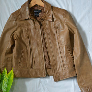 Moda International leather jacket GUC size M